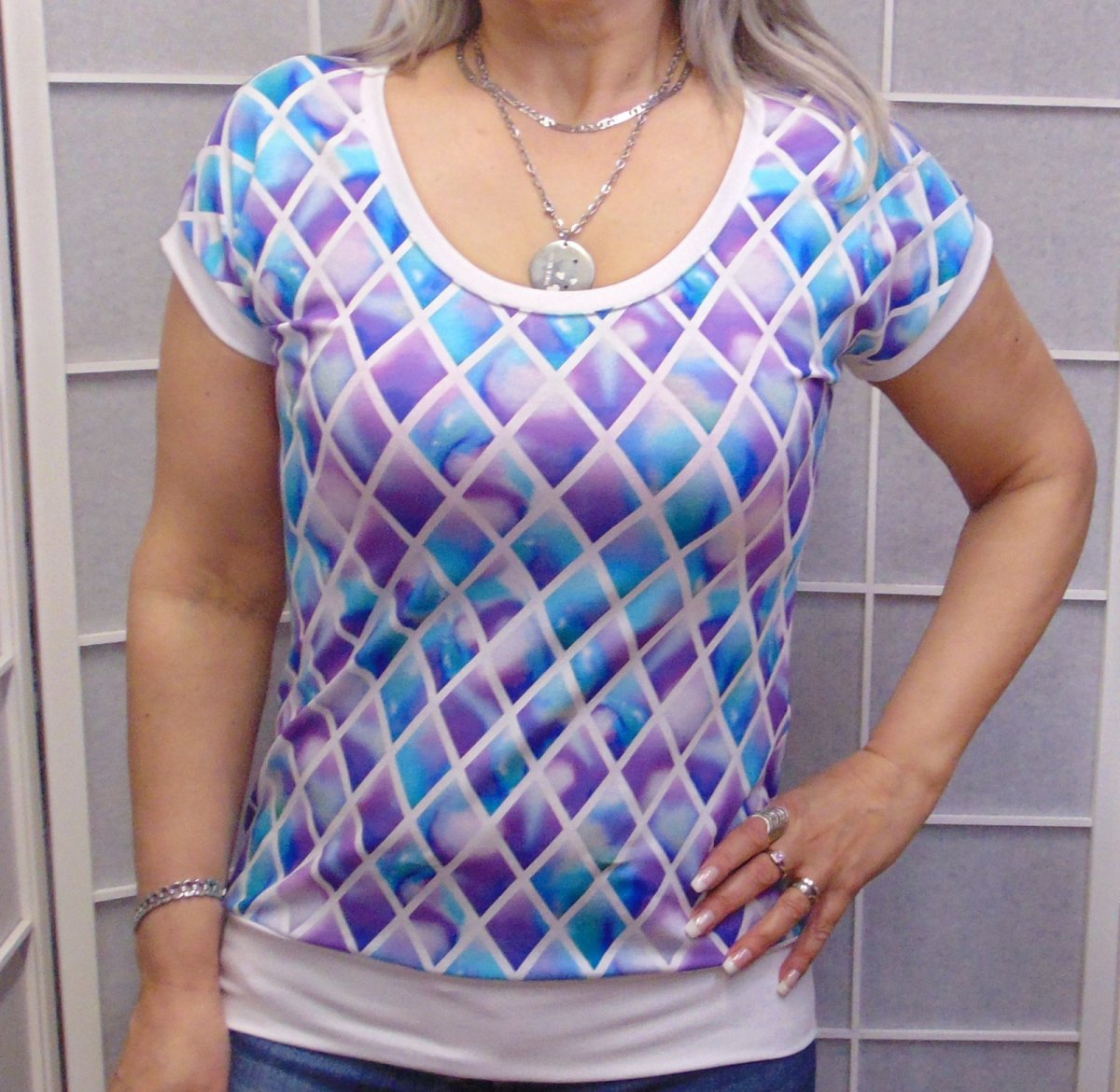 Tričko kosočtverce XS - XXXL