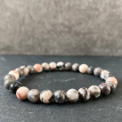 Minerální náramek - zebrovaný jaspis