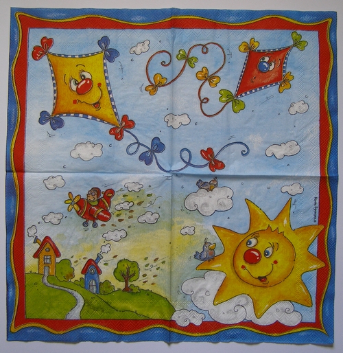 Ubrousek pro tvoření - 33 x 33 cm - D124