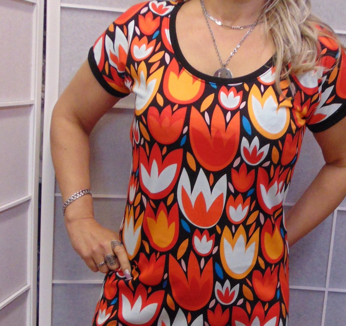 Tričko tulipány XS - XXXL