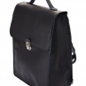 Kožený batoh K C1 - černý 