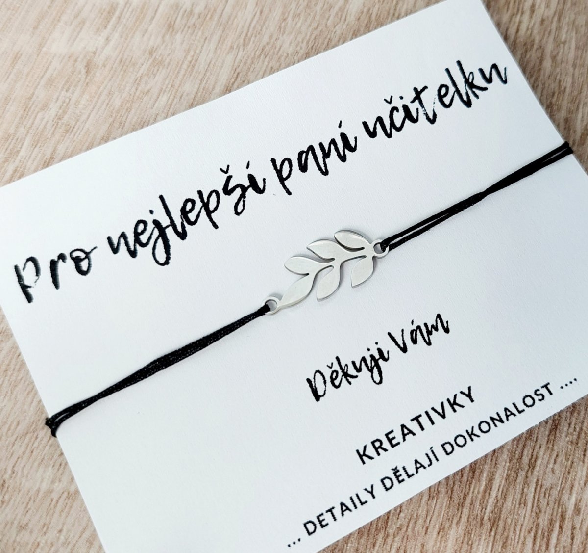 náramek Pro paní učitelku