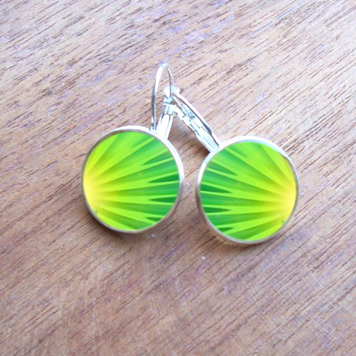 Náušnice z pryskyřice