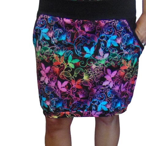 Sukně barevné lístky S - XXL