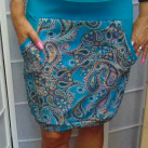 Sukně - kašmírový vzor (bavlna)