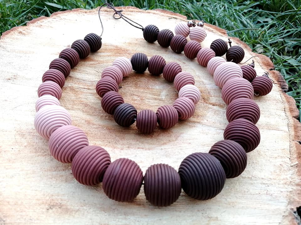 Fimo sada - jemná hnědá