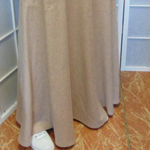 Půlkolovádlouhá sukně teplákovina - výběr barev, velikost S - XXL
