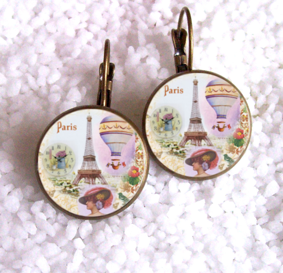 Náušnice z pryskyřice