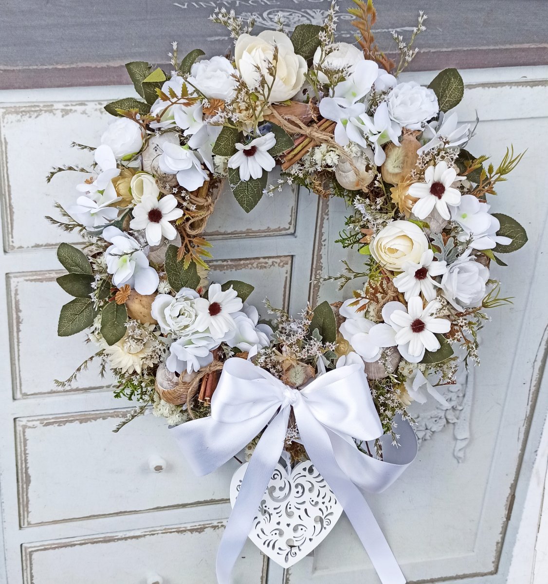 Věneček jarní se srdíčkem