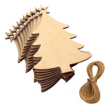 Dřevěné výřezy - vánoční stromeček