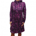 Mikinové šaty s kapucí - vločky S - XXXL