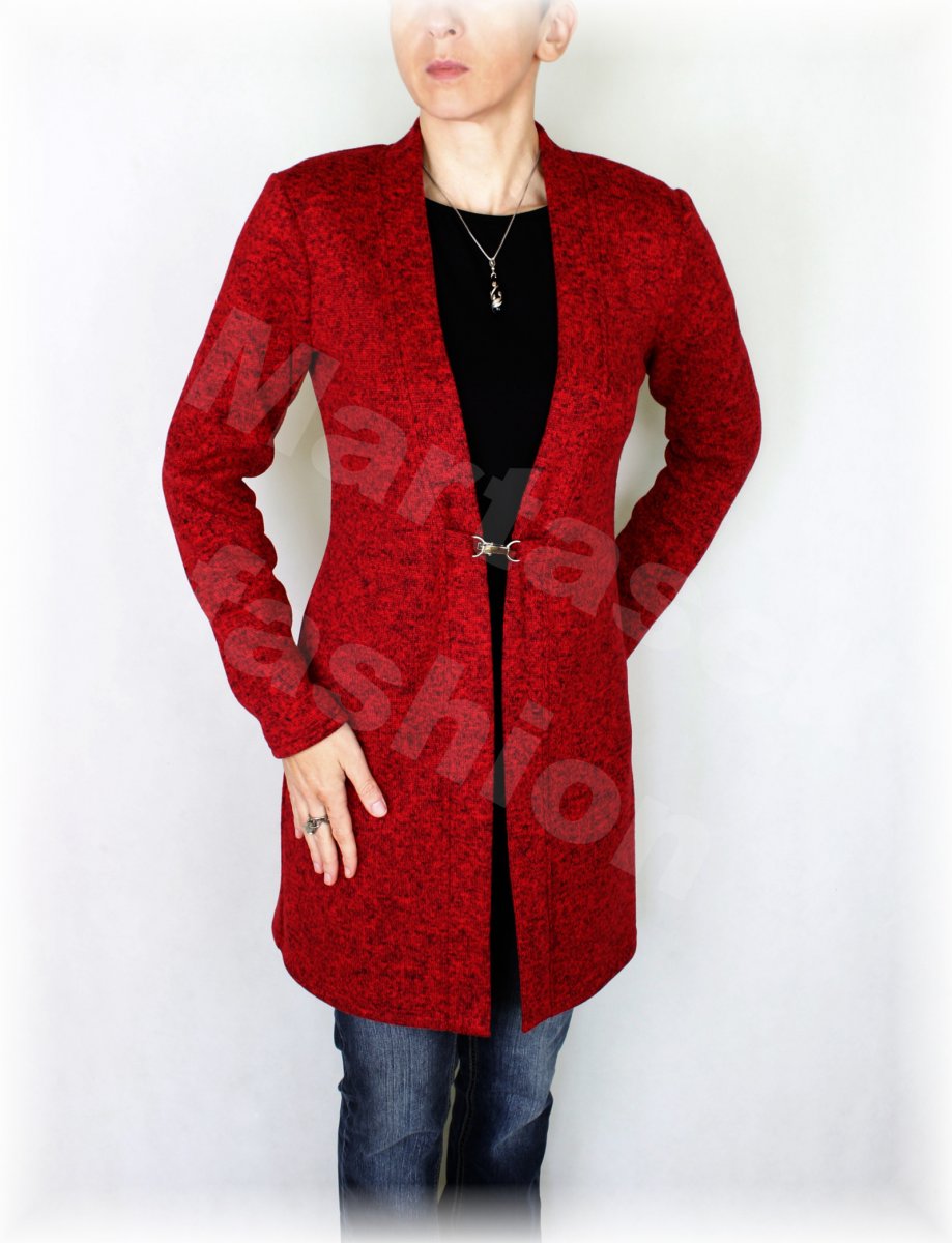 Kabátek teplý s kovovým zapínáním (nové barvy)