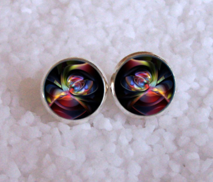 Náušnice z pryskyřice