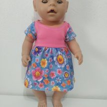 Šatičky na panenku velikosti Baby Born 43cm