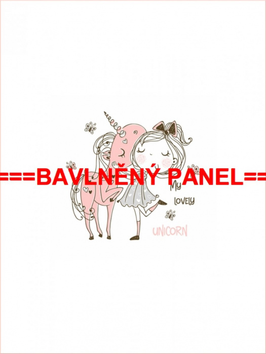 Velký bavlněný panel 75x100cm PEŘ 12
