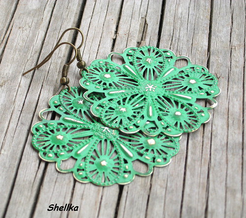 Náušnice ,,KVĚTY,,12