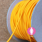Pruženka/gumička: 2 metry x Ø 3 mm - Dukátová žlutá
