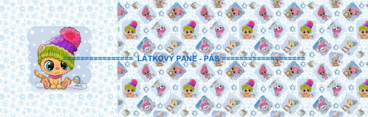 Panel - varianta bavlna,úplet či letní softshell  50x145cm/úplet 157cm, 139cm soft   224-265