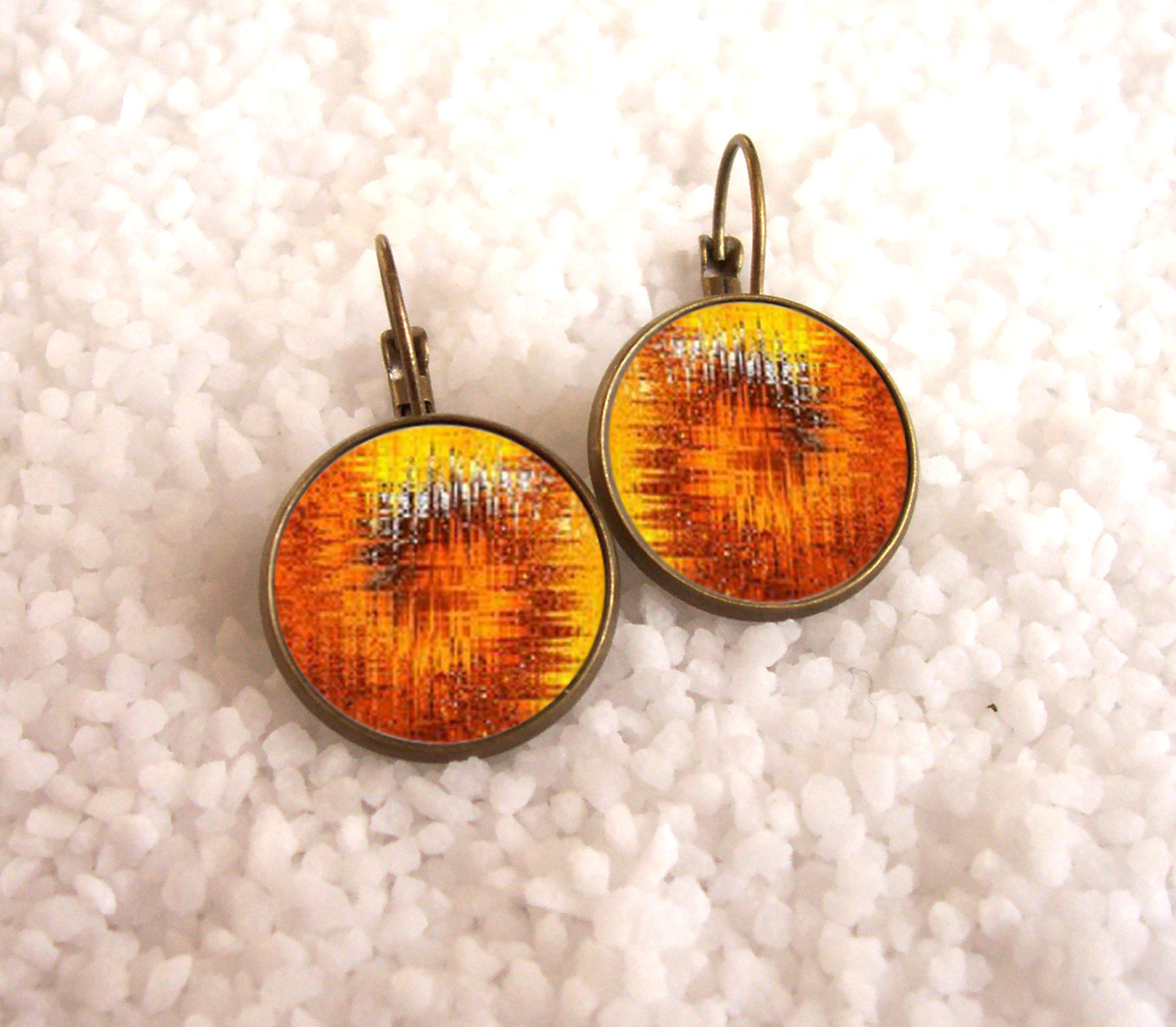 Náušnice z pryskyřice