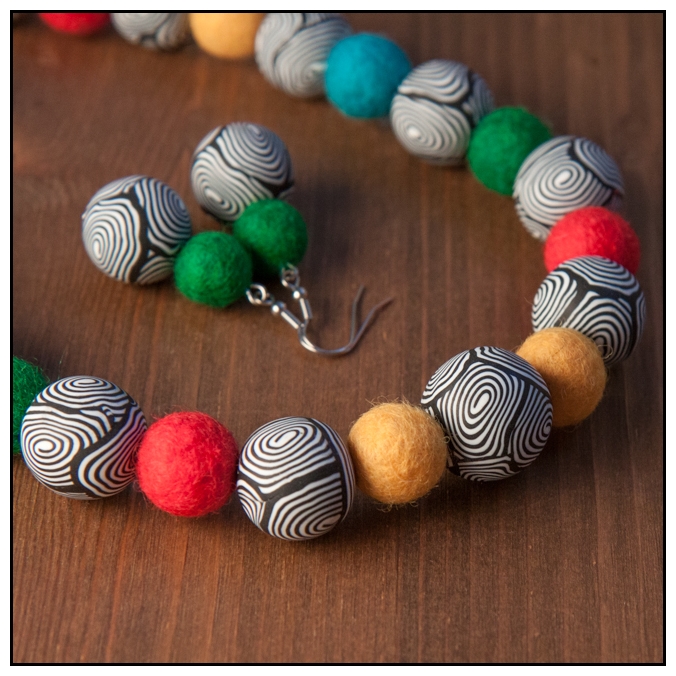 Duhový komplet s plstěnkami