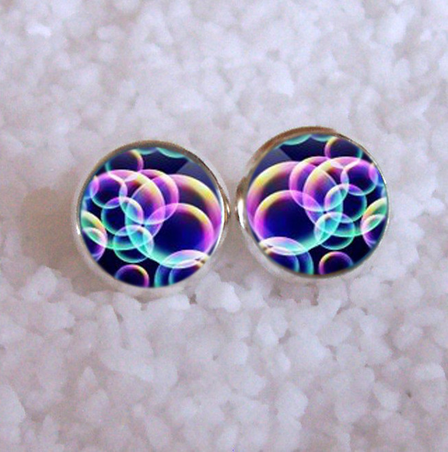 Náušnice z pryskyřice