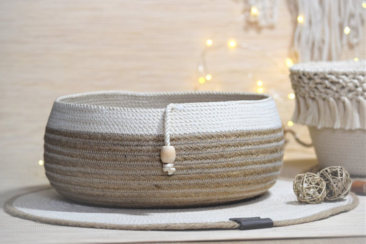 Velká jutová mísa 1180