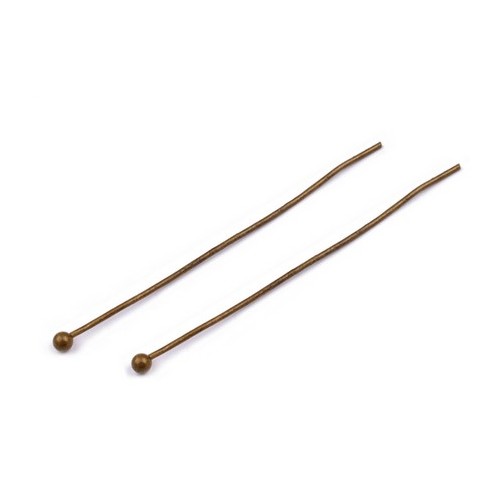 Ozdobný ketlovací nýty 40 mm staromosaz 20ks