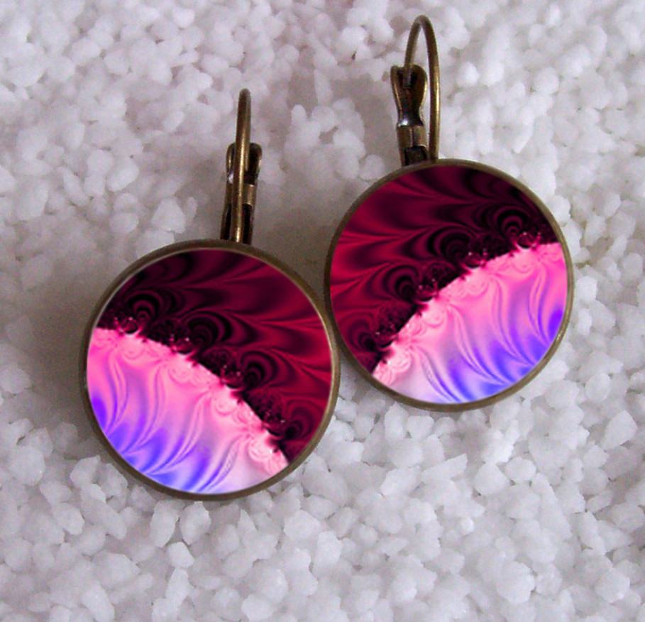 Náušnice z pryskyřice