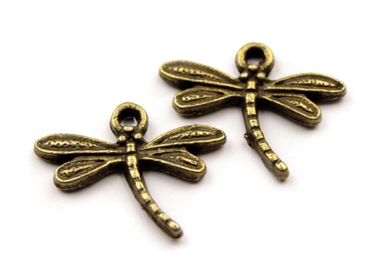 Přívěsek vážka 18x14mm - 5 ks - stromosazný