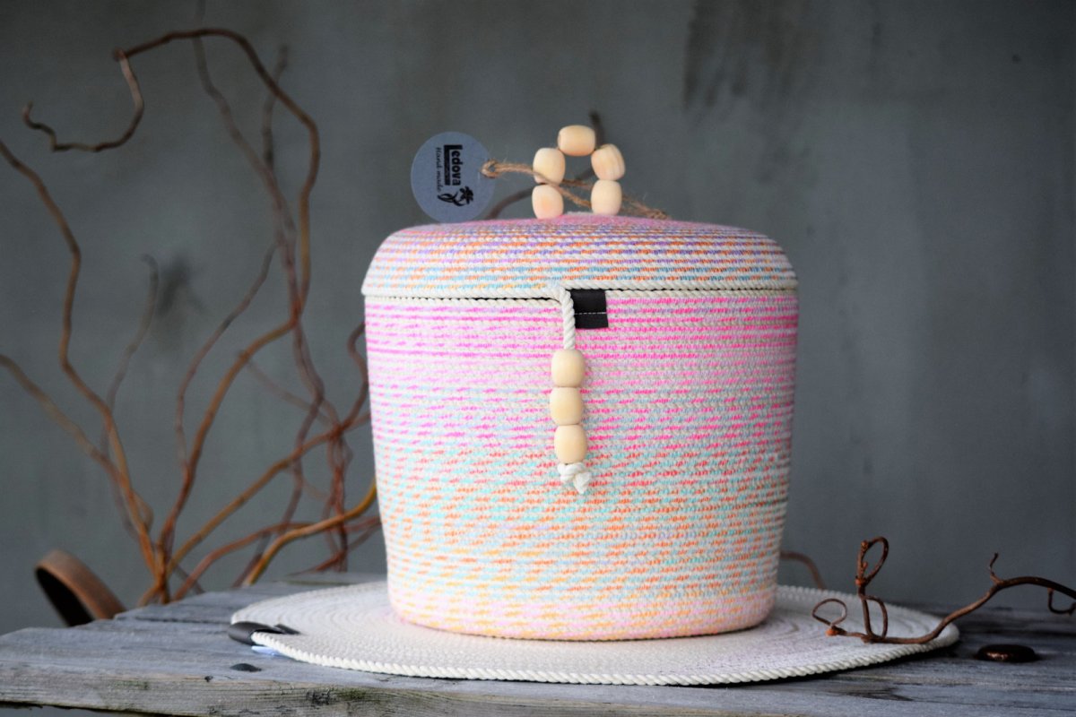  Velký úložný koš s poklopem 1233