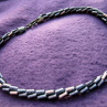 fialovo-černý náhrdelník