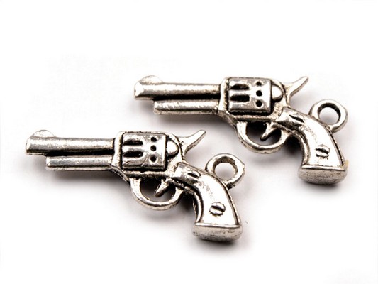 Přívěsek PISTOLE 12x22mm