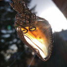 Achát lehoučký jemný náhrdelník