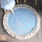 Kulatý koberec se střapci 1250