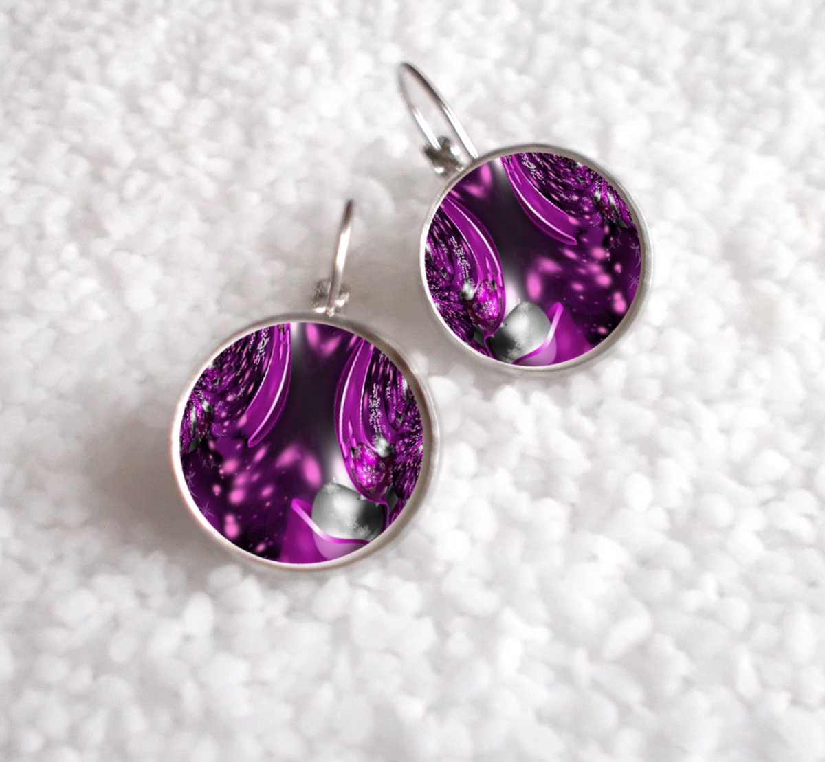 Náušnice z pryskyřice