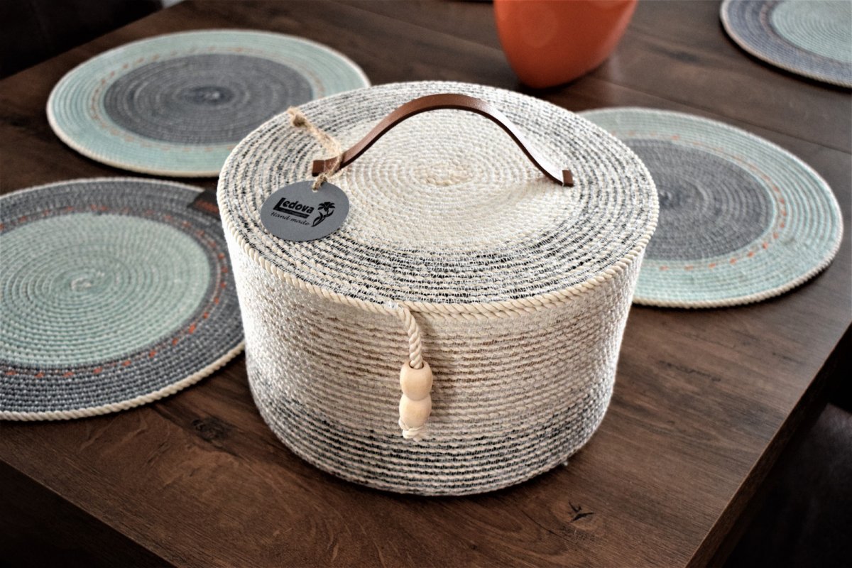 Velký úložný koš s poklopem 1255