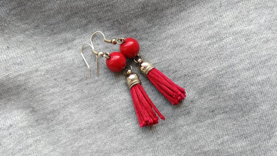 Náušnice - střapec II. 