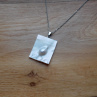 Náhrdelník  Bílá perla v lastuře