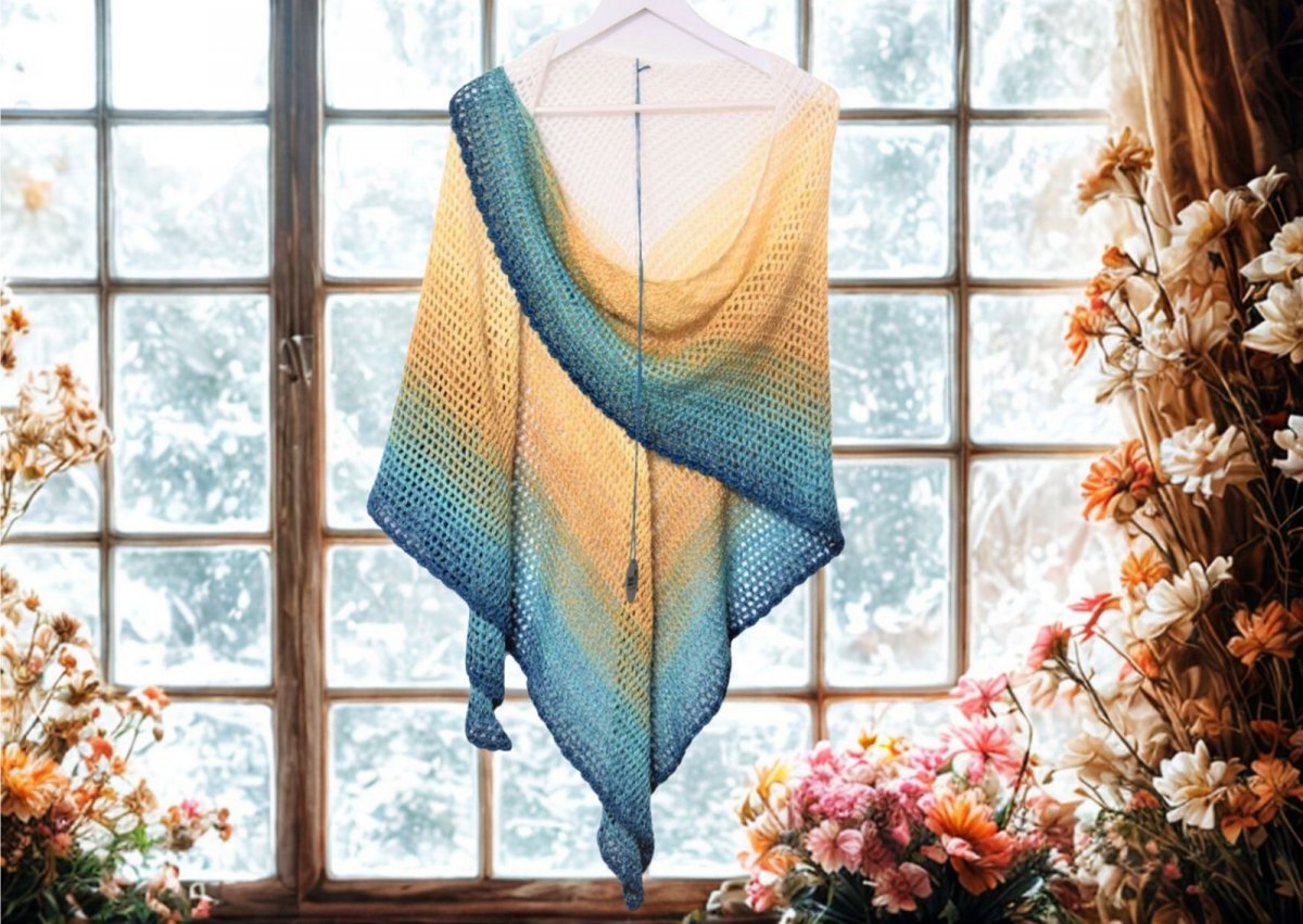 Háčkovaný šátek 1279