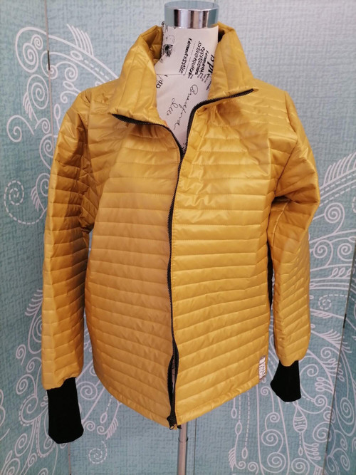 Dámská bunda zlatá