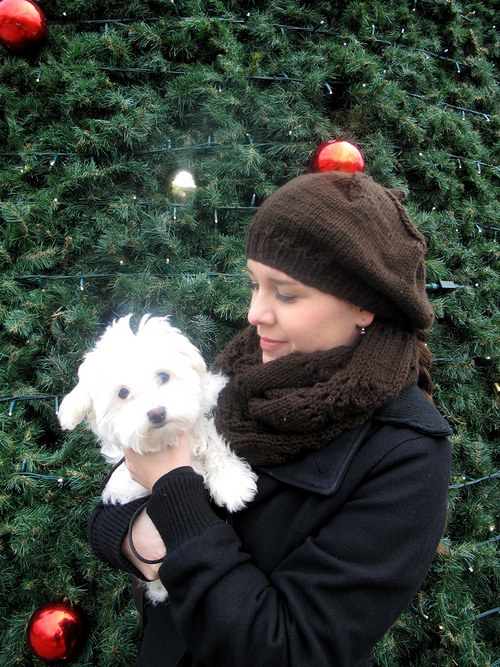 Nákrčník a baret... jak v zimě nezahálet!