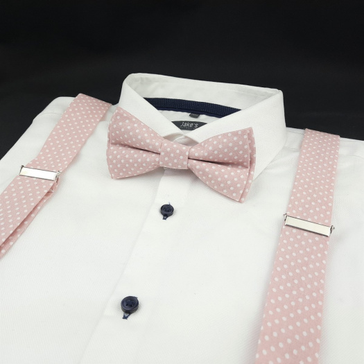 Set Motýlek a Šle - starorůžový