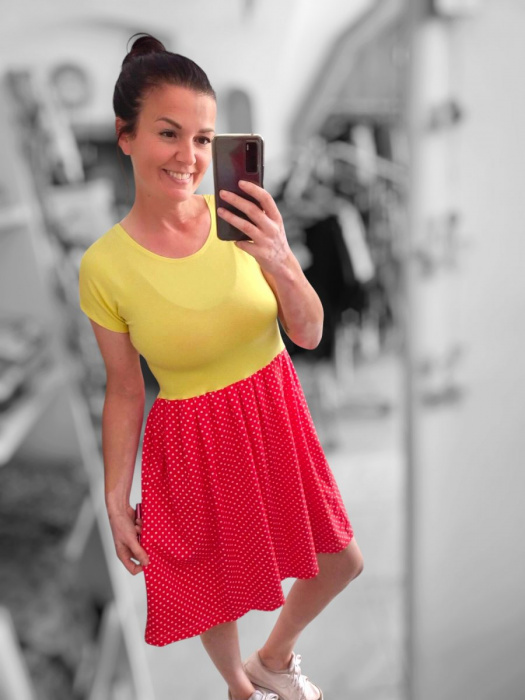 Dámské šaty Lemon S/M-AKCE