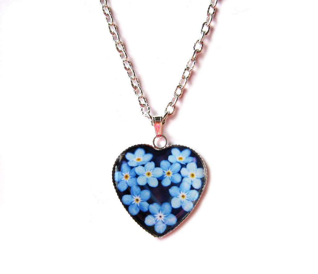 Srdce a naše JÁ ...Pomněnky - šťastné květy