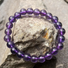 Ametyst kámen klidu pružný elegantní náramek