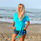 Zavazovací tunika tyrkysová