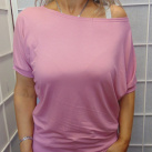 Volné tričko - barva starorůžová S - XL