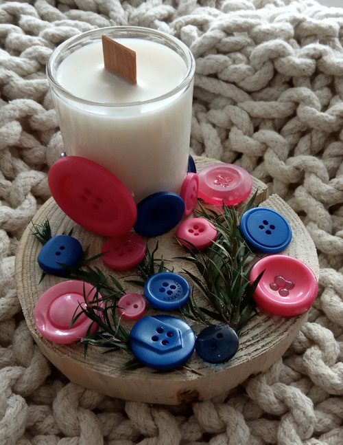 Knoflíková svíčka