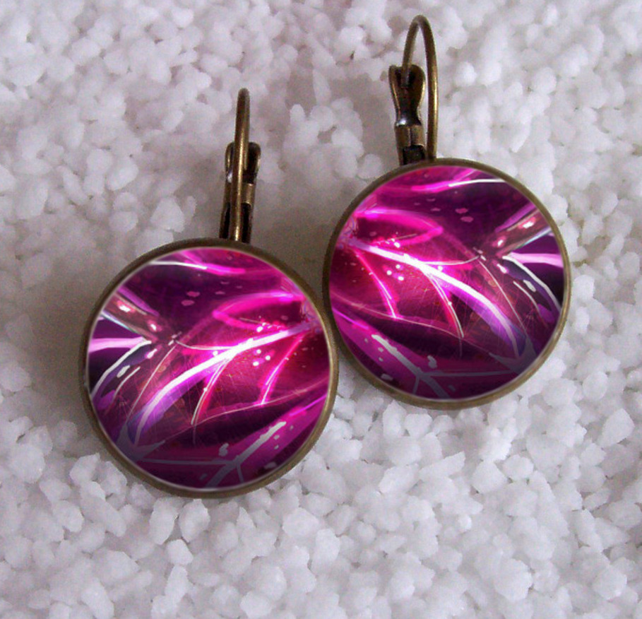 Náušnice z pryskyřice