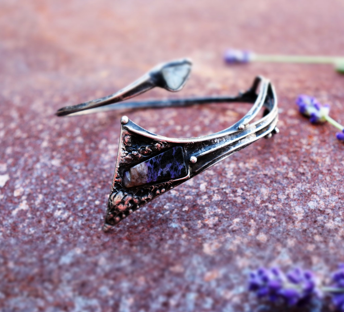 Náramek - Charoit de Azur